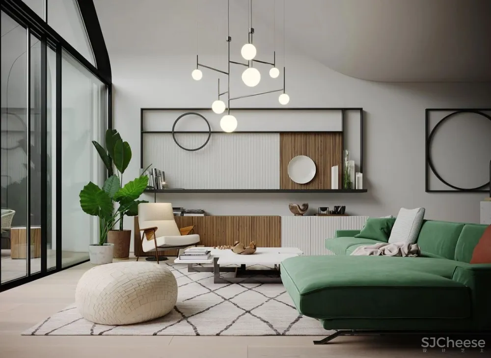 塞尔维亚极简设计,软装搭配太美了!