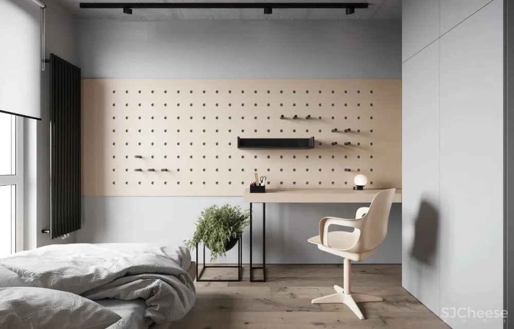 简约复式公寓,石材墙面竟如此有质感