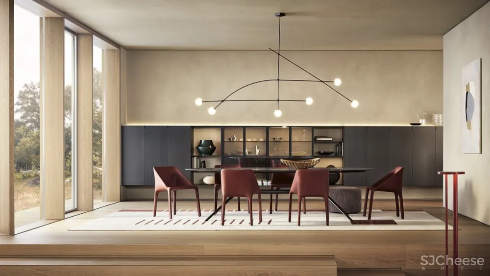 Poliform 在一所隐奢住宅内展开了大胆的试探