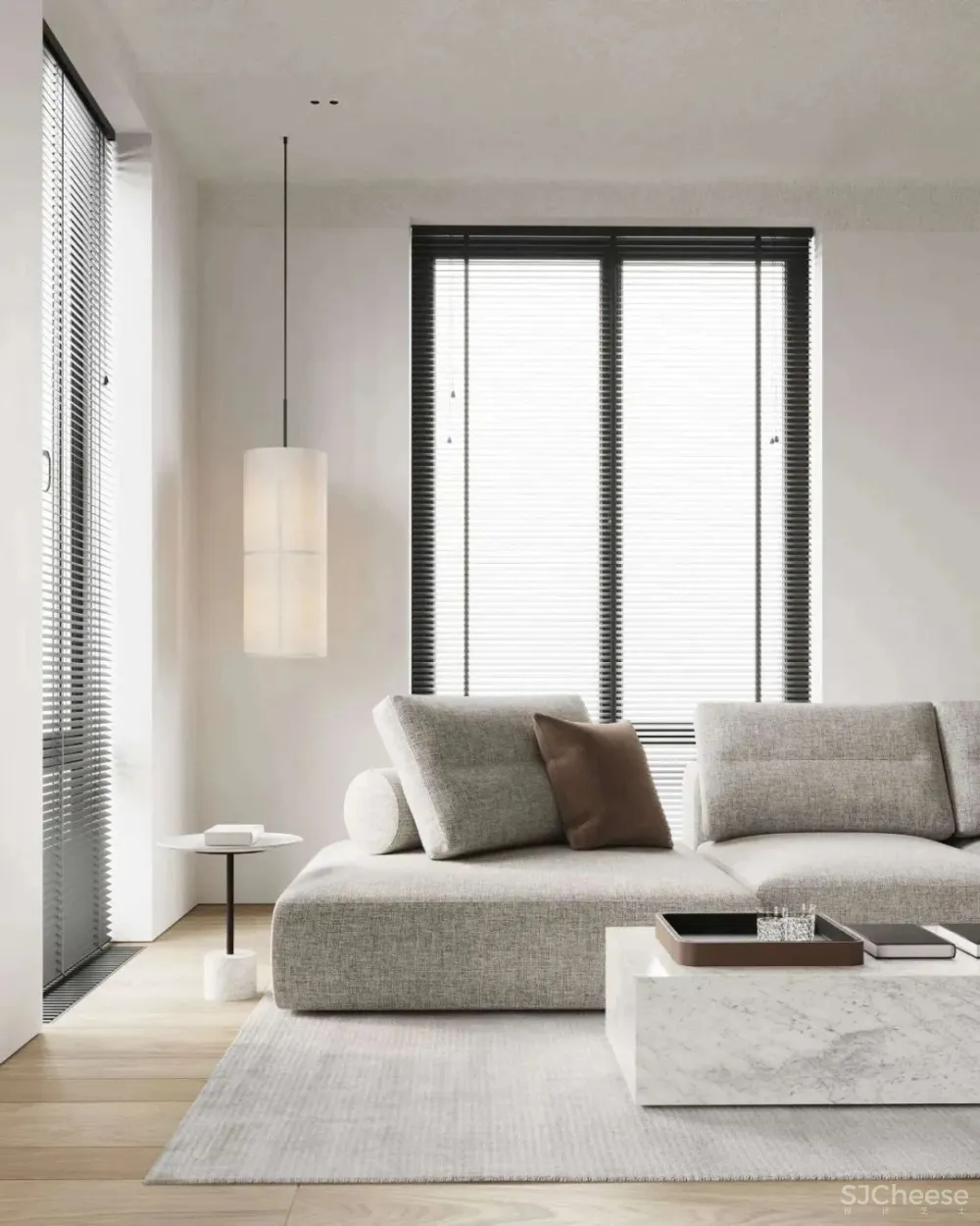 66㎡浅度灰私宅,简约不单调的质感生活!