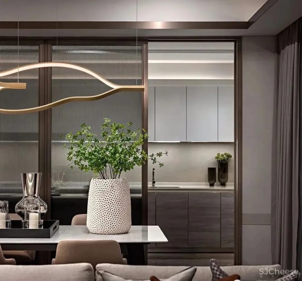 深圳湾顶级豪宅大平层样板间 让景观与室内融为一体 SCDA新作