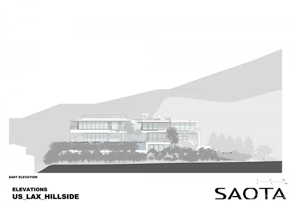 SAOTA | Hillside House , 洛杉矶天际线下的绿洲