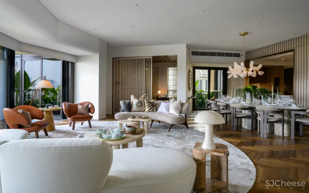 Heatherwick 最新公寓样板房公开,一层一户的全平层才是真豪宅!