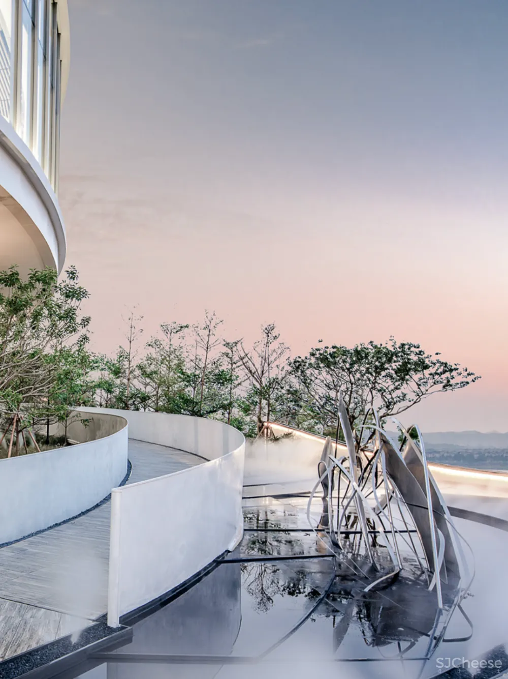 AOD设计新作丨邕江的漂浮售楼处