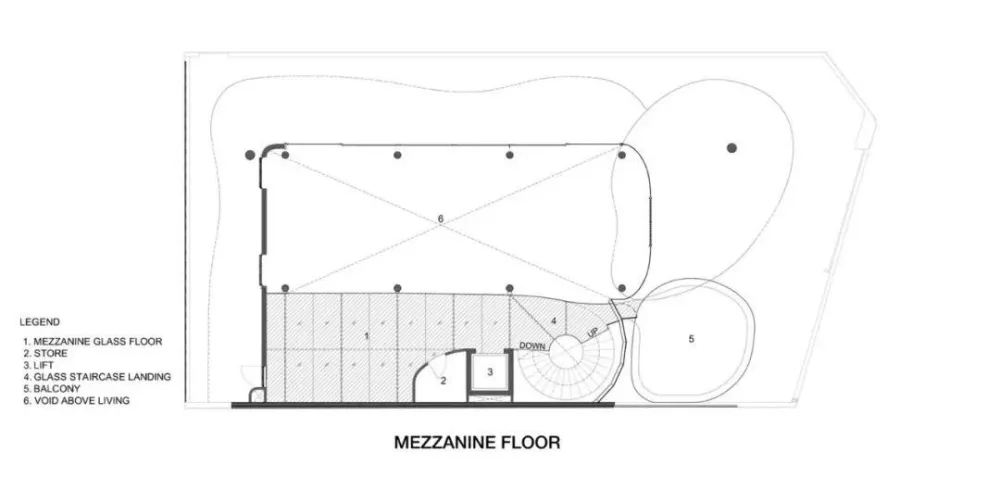 别墅还可以这样设计，从内到外的阶梯式曲线太美！