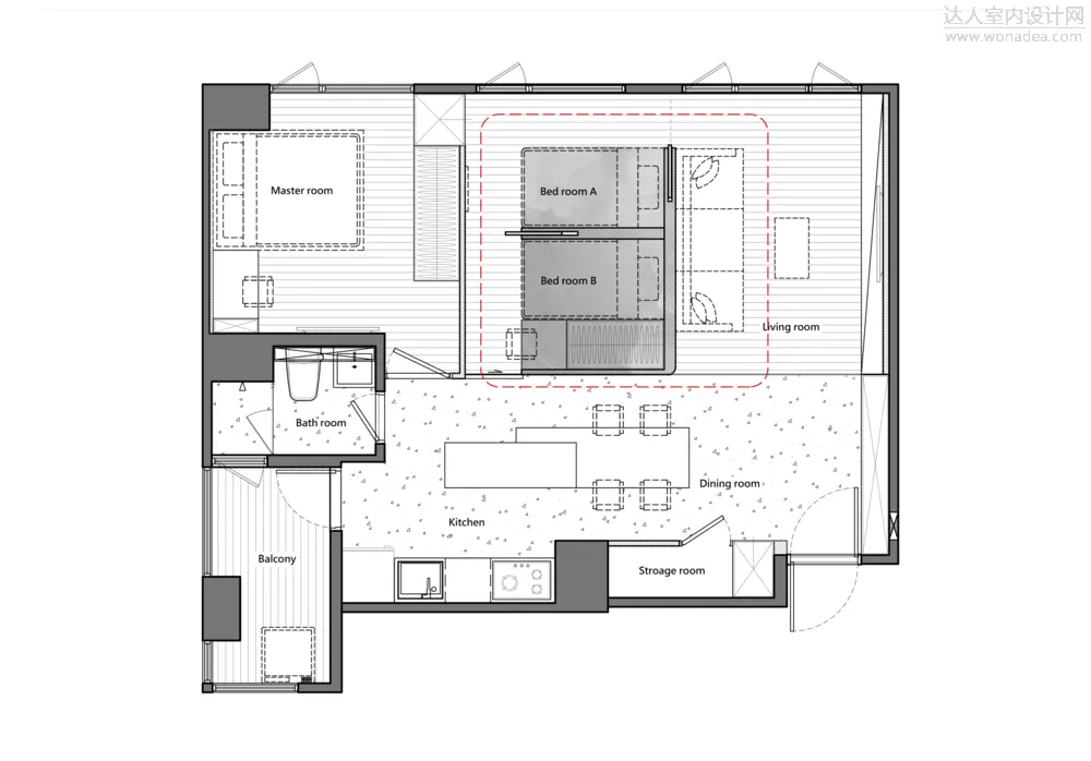 虫点子创意设计丨南港小宅 小坪数