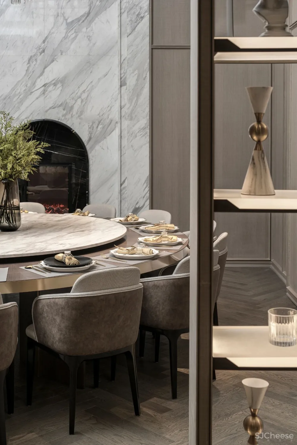 当代摩登气质的售楼中心设计,美的直入人心!