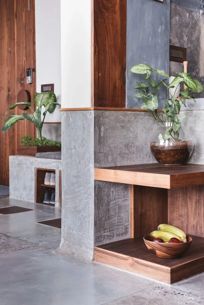 67㎡ 一室户,用水泥与木头就能缔造出时尚住宅