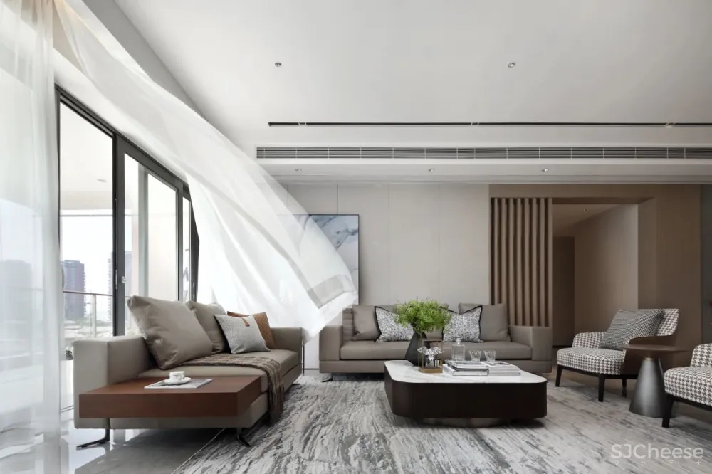 现代雅致,大平层的诗意美学