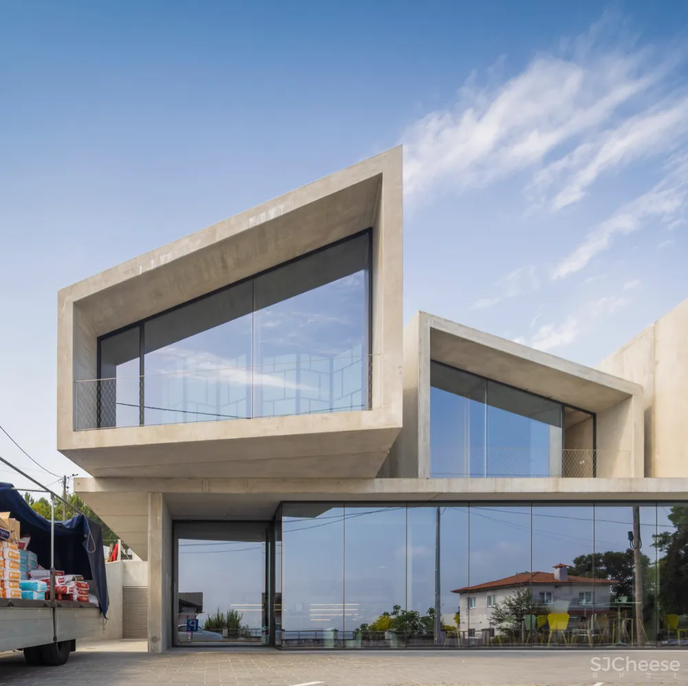 45㎡的混凝土LOFT，预制房也能有设计感！