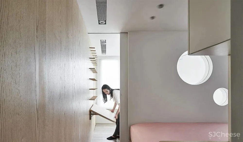 56㎡ 打造四居室,1㎡ 都不浪费!