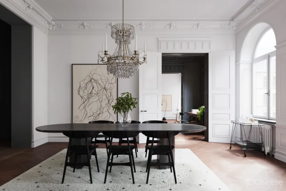 Tina Bergman | Stockholm Apartment , 北欧淡雅的极简主义