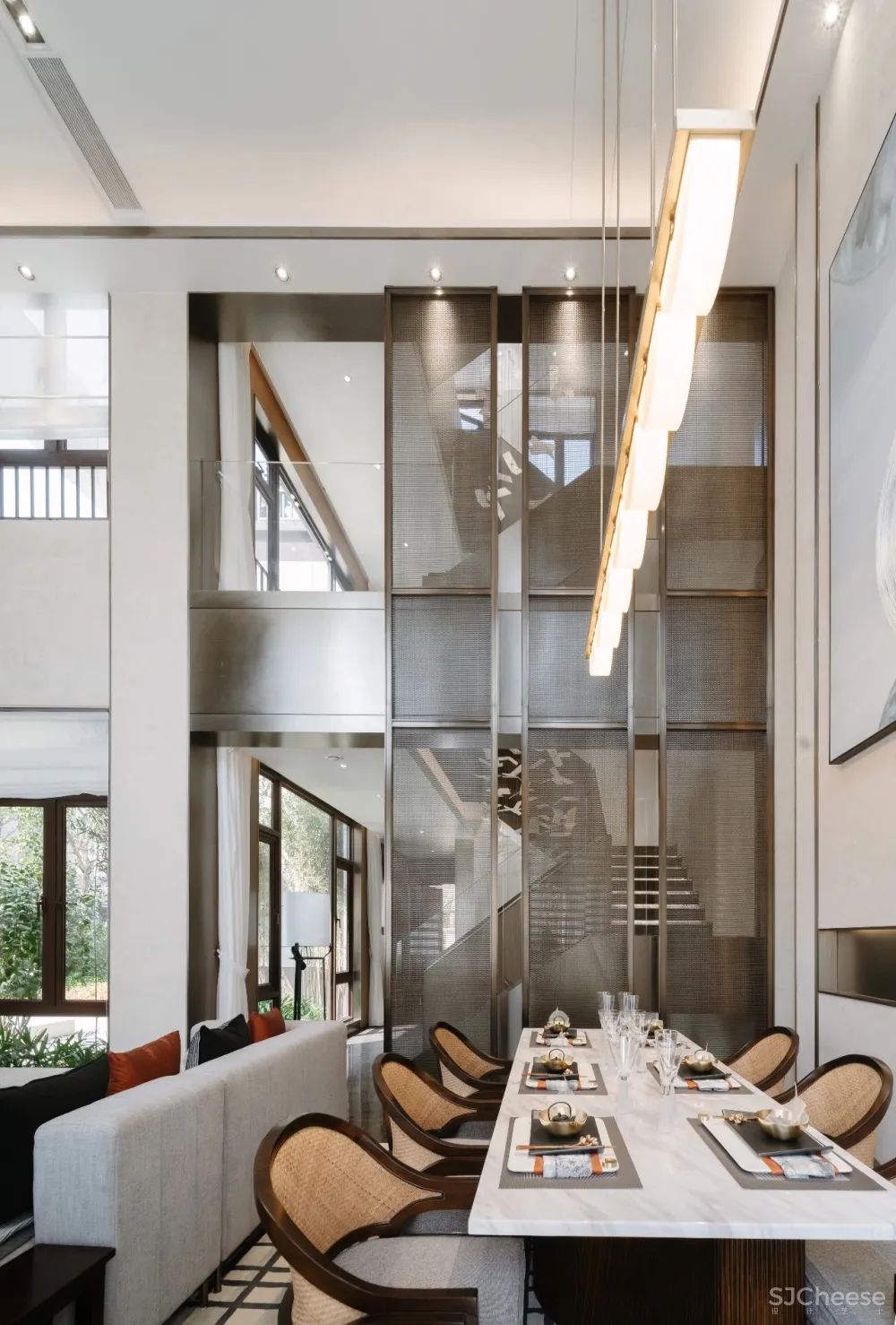 聚舍联合:现代精致别墅,平衡生活之美