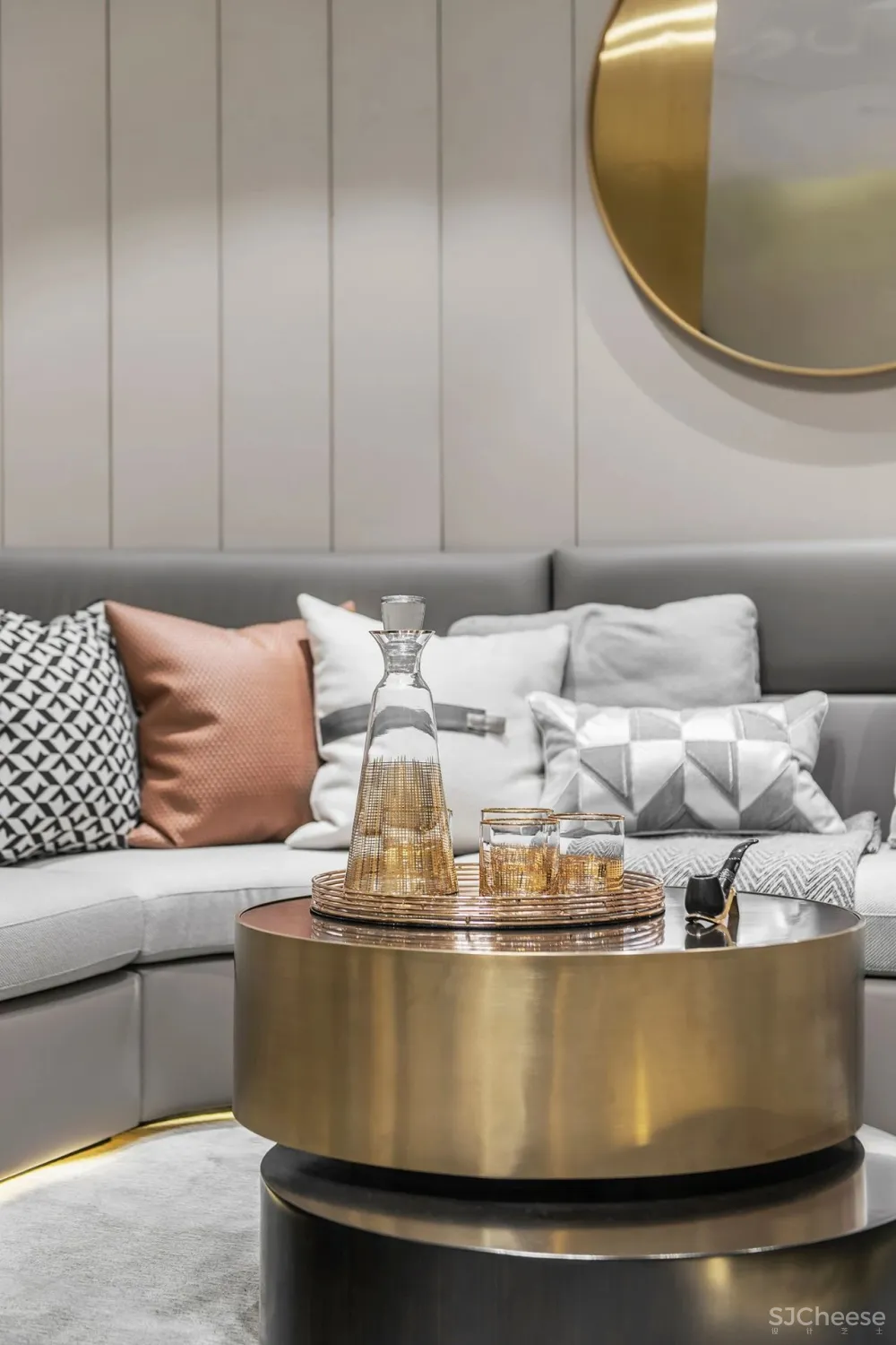 安想设计:156m² 现代雅致别墅,简约细腻