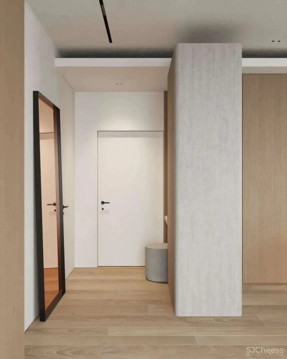 66㎡浅度灰私宅,简约不单调的质感生活!