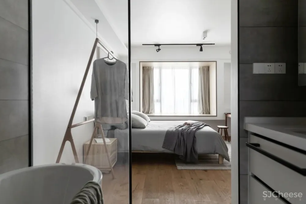 130㎡北欧简约,女主人爱生活,男主爱游戏,客厅书房设计一体