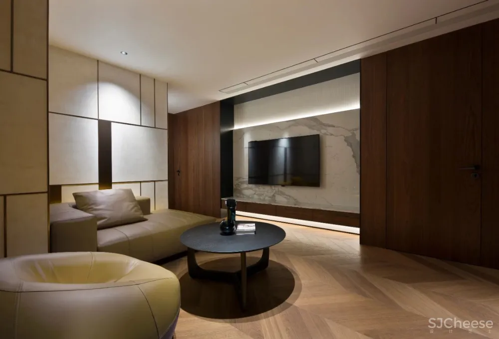 380㎡现代轻奢大宅,用线条勾勒空间的精髓!