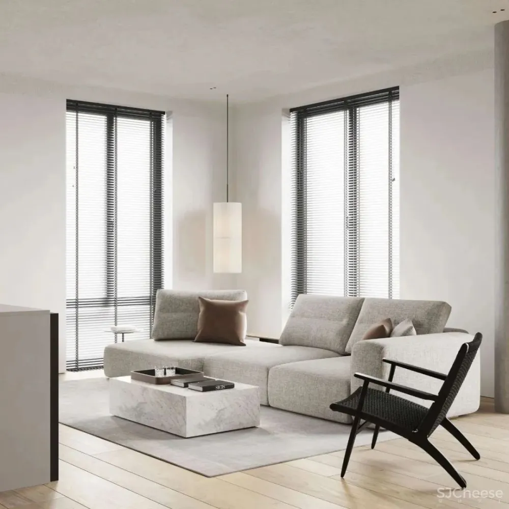 66㎡浅度灰私宅,简约不单调的质感生活!