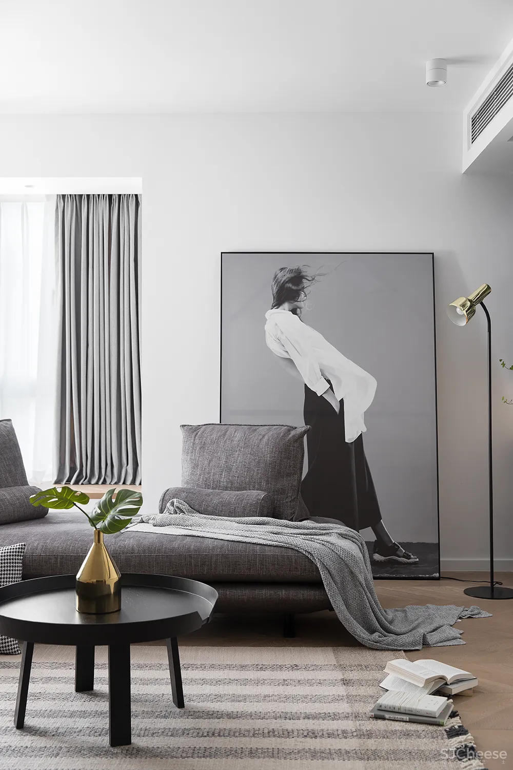 极简 黑白灰,最纯粹的设计格调!