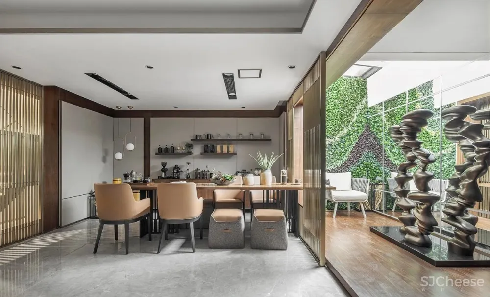 安想设计:156m² 现代雅致别墅,简约细腻