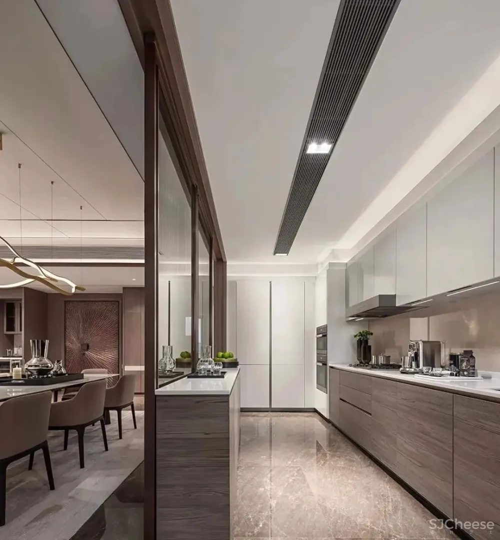 深圳湾顶级豪宅大平层样板间 让景观与室内融为一体 SCDA新作