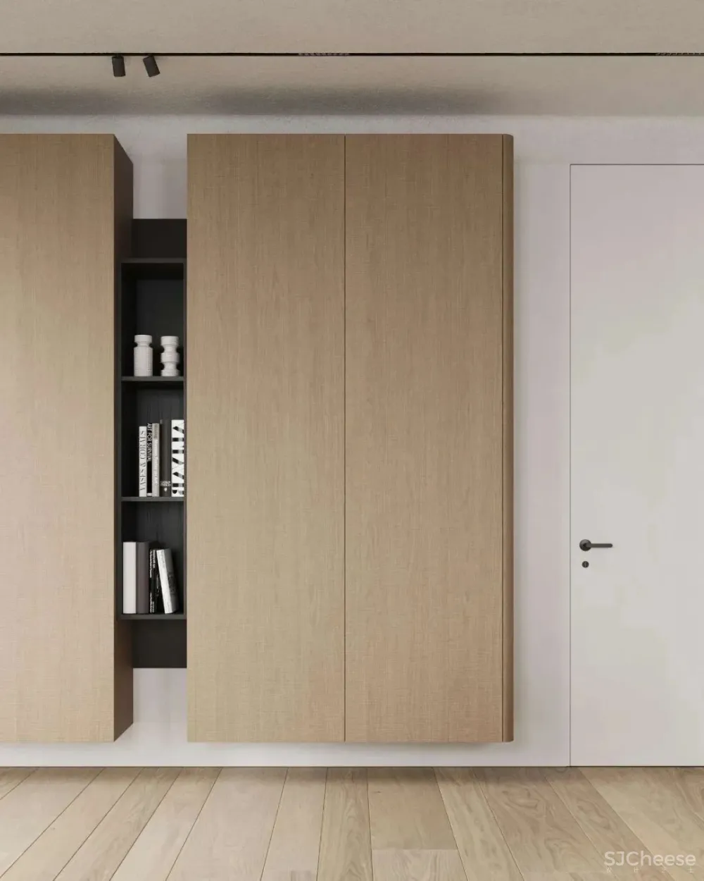 66㎡浅度灰私宅,简约不单调的质感生活!