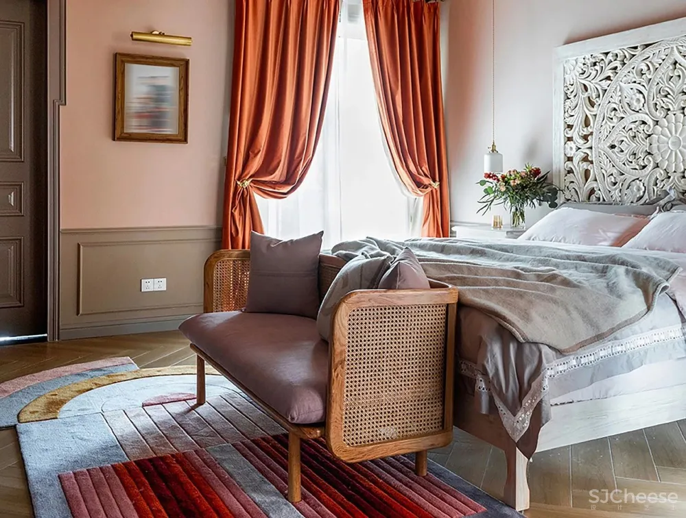 300m²红配绿的大胆设计,极尽“花俏”本事!网友直呼:美到不真实!