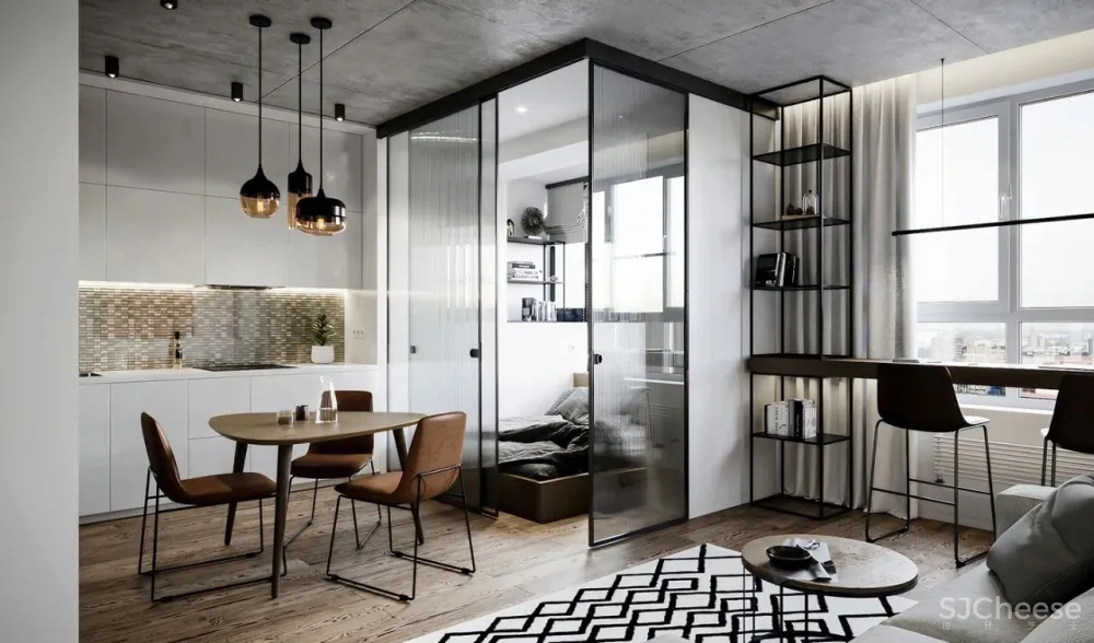 41㎡一居室，简单漂亮！