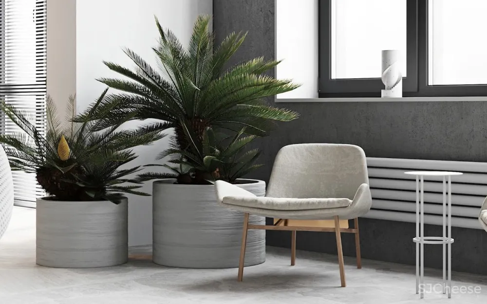 水泥灰 原木,打造自然现代风