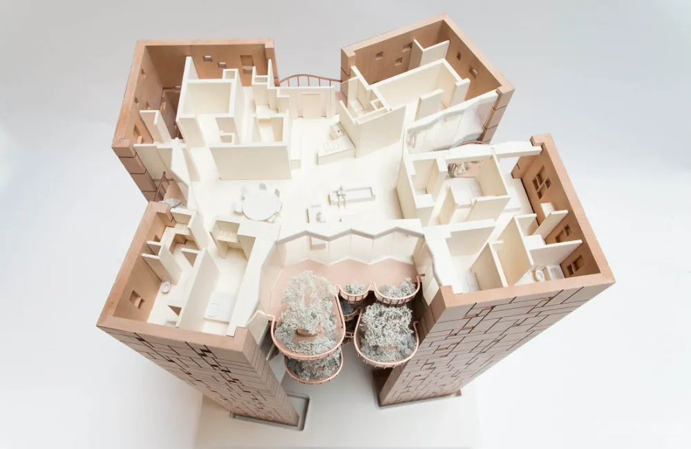 Heatherwick 最新公寓样板房公开,一层一户的全平层才是真豪宅!