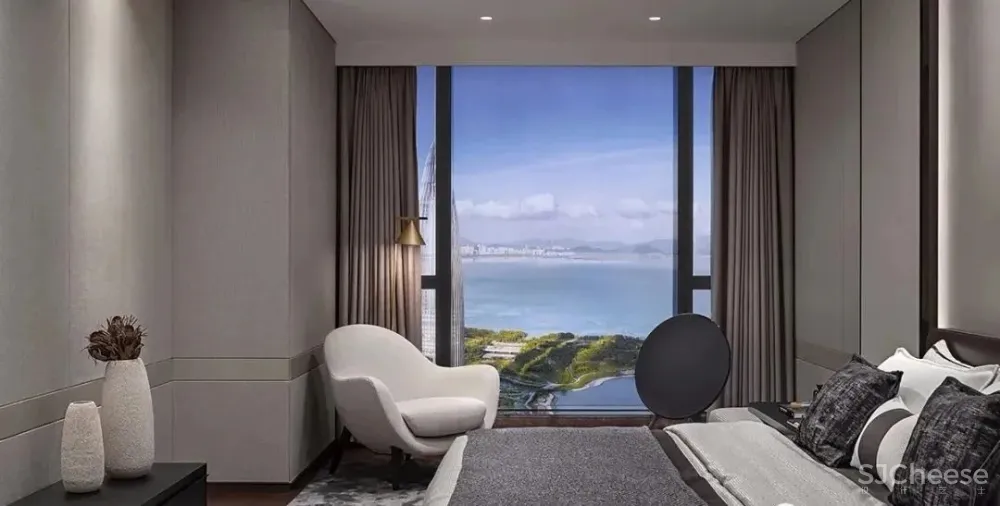 深圳湾顶级豪宅大平层样板间 让景观与室内融为一体 SCDA新作