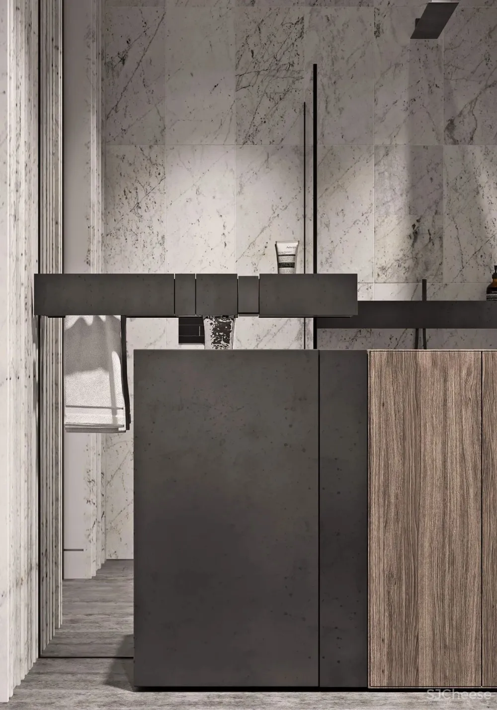 大理石怎么用，才能豪得清新脱俗？