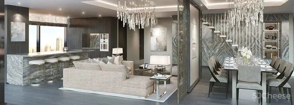 ONE PALM丨英国、日本、奥地利三大国家设计师联手打造，迪拜最贵空中别墅