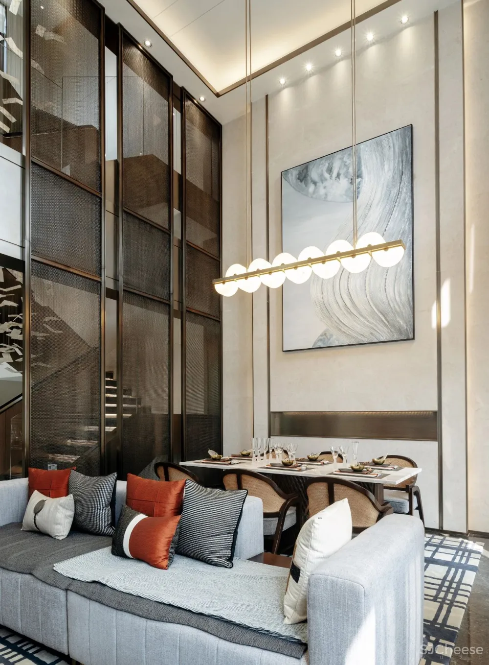 聚舍联合:现代精致别墅,平衡生活之美