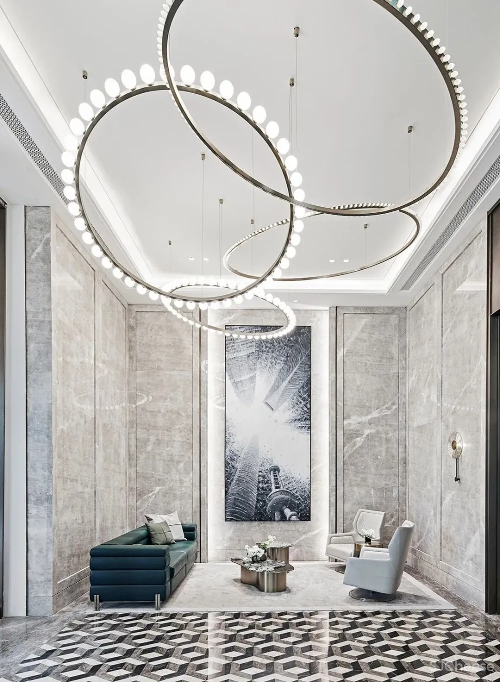 绿地海珀•外滩样板房健康科技赋能品质精装