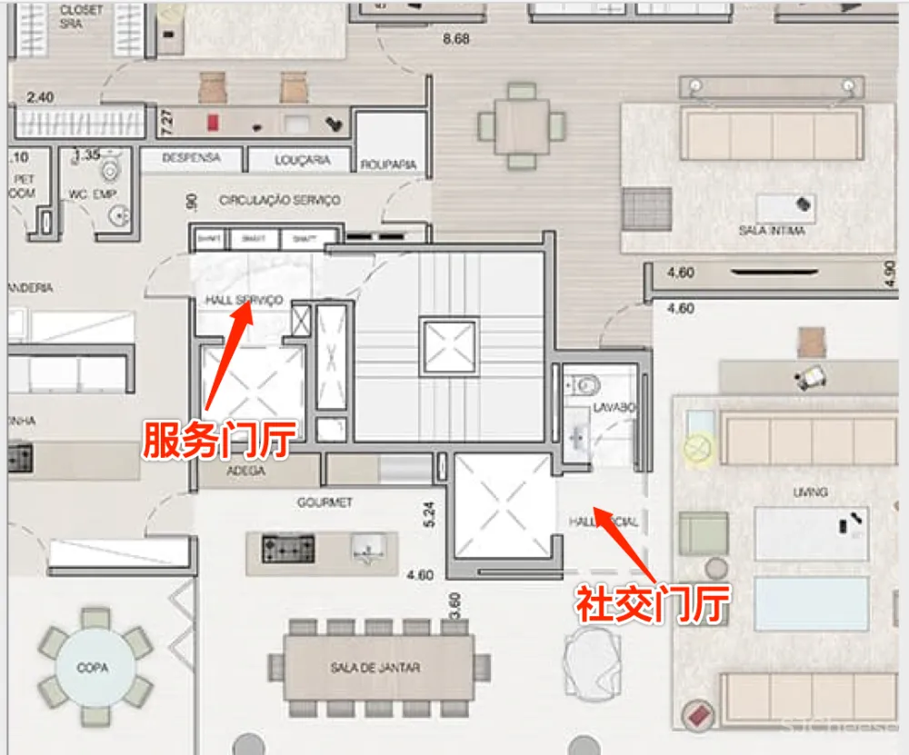 550㎡ 大平层,自然简约的画风比别墅更高级