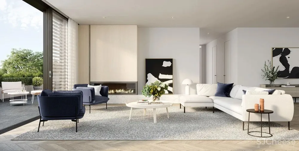 城市中心顶级豪宅进入大平层时代!有钱就买大平层吧!