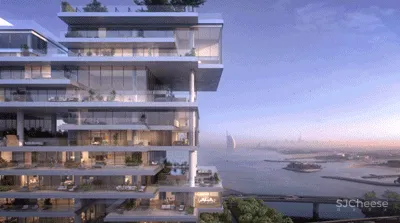 迪拜最贵的“空中别墅”,英国、奥地利、日本三大事务所联手打造,最小户型300平米!