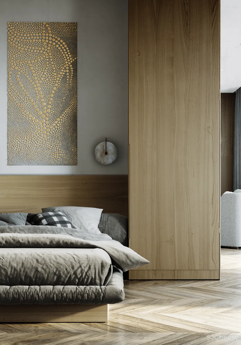 125㎡巴黎住宅，复古又简约的质感！