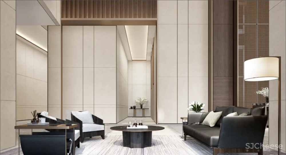 深圳湾顶级豪宅大平层样板间 让景观与室内融为一体 SCDA新作