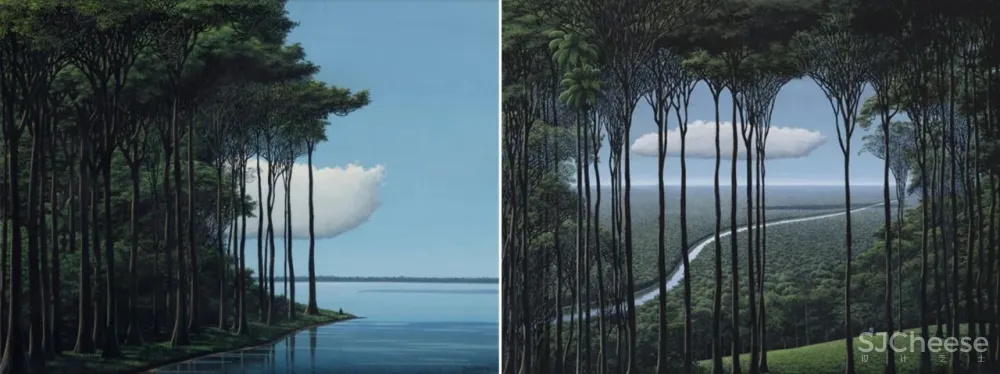 杉树林里的极美民宿