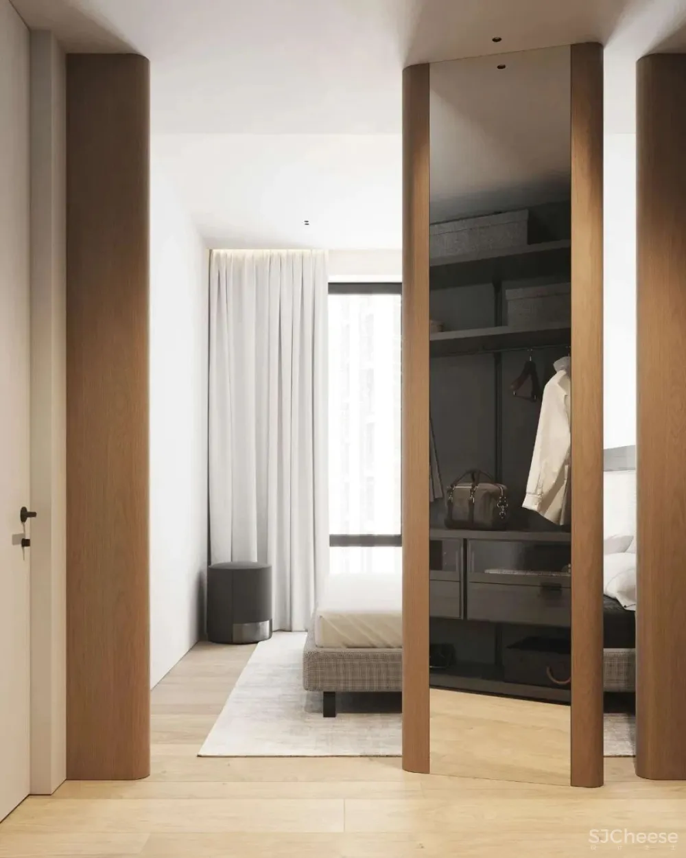 66㎡浅度灰私宅,简约不单调的质感生活!