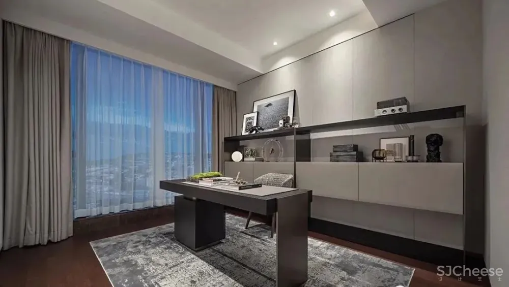 深圳湾顶级豪宅大平层样板间 让景观与室内融为一体 SCDA新作