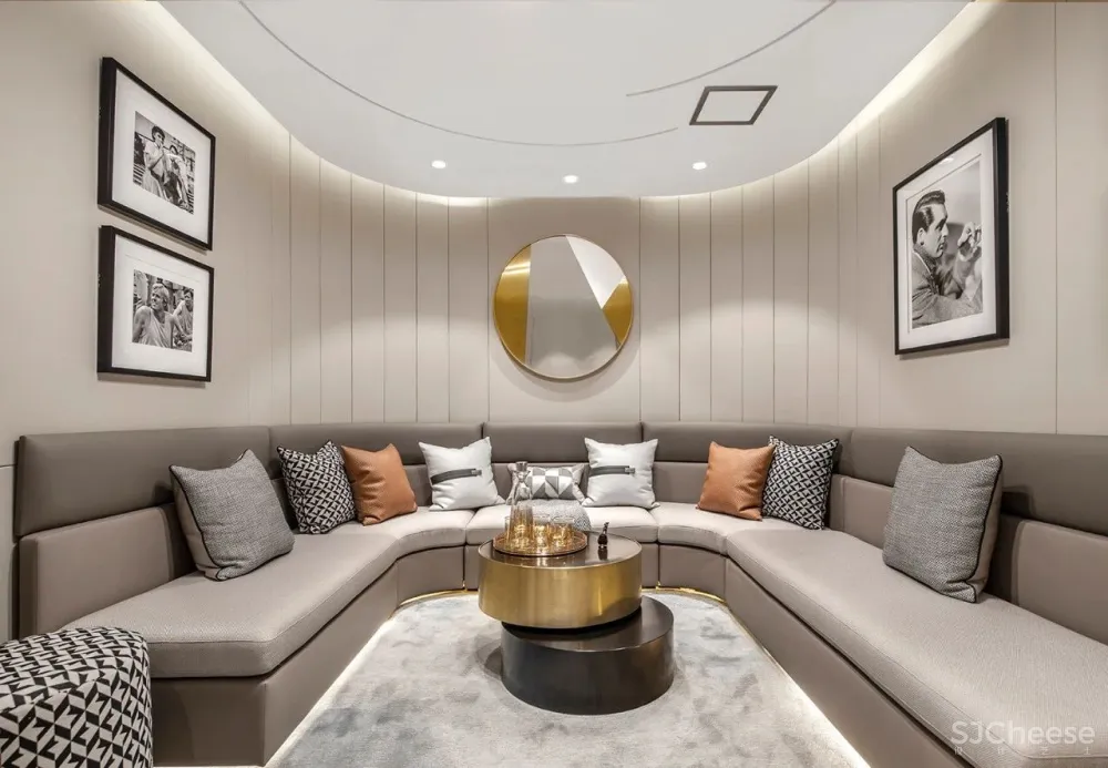 安想设计:156m² 现代雅致别墅,简约细腻