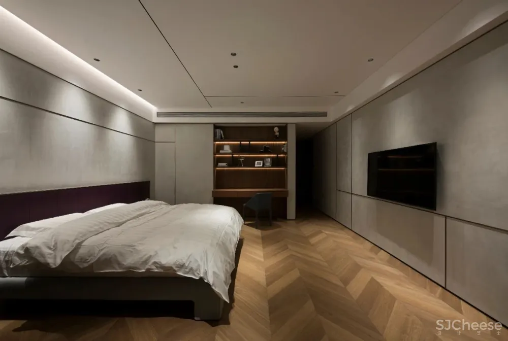 380㎡现代轻奢大宅,用线条勾勒空间的精髓!