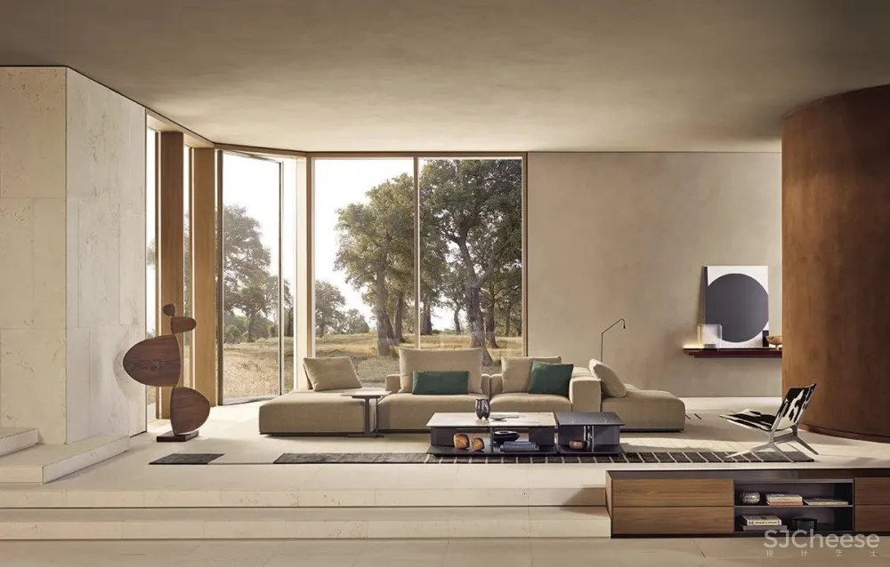 Poliform 在一所隐奢住宅内展开了大胆的试探