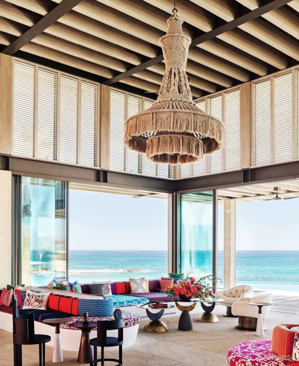 现代简约的度假屋,软装却这样设计,太梦幻了!