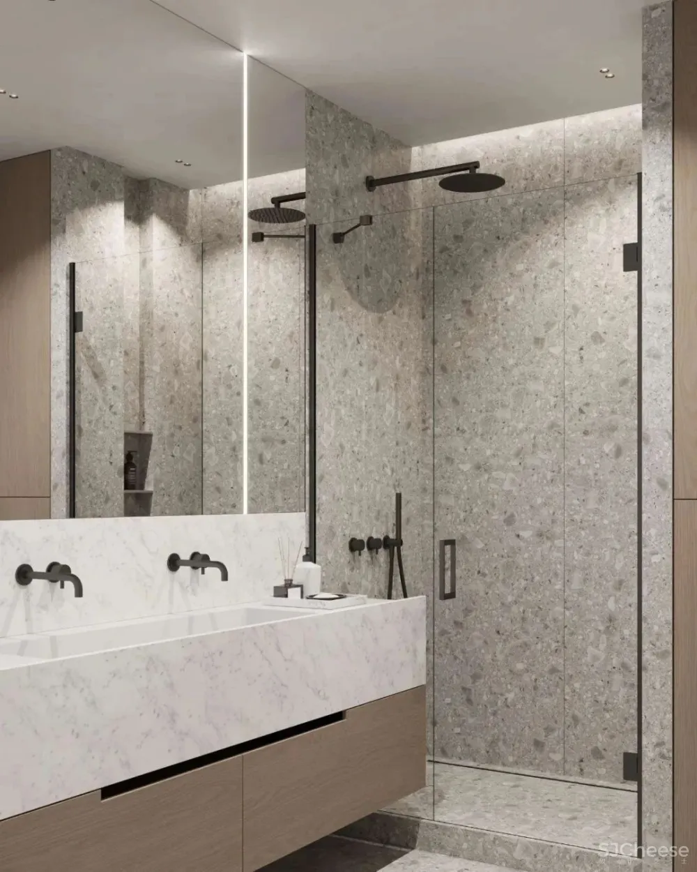 66㎡浅度灰私宅,简约不单调的质感生活!