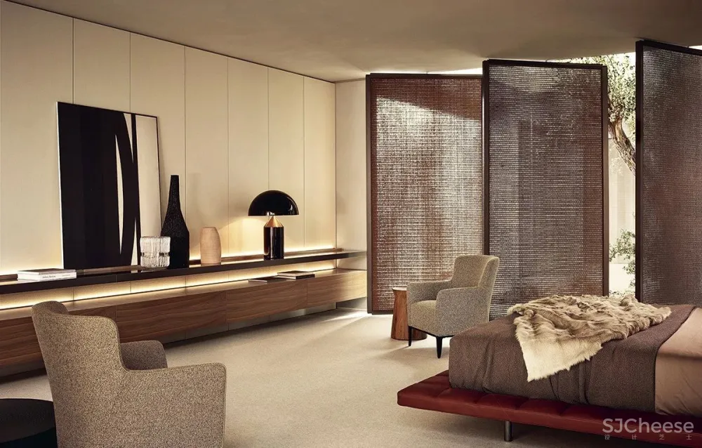 Poliform 在一所隐奢住宅内展开了大胆的试探