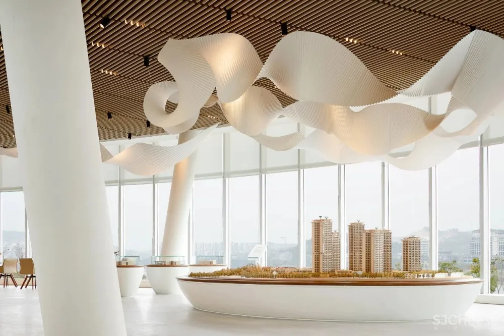 AOD设计新作丨邕江的漂浮售楼处